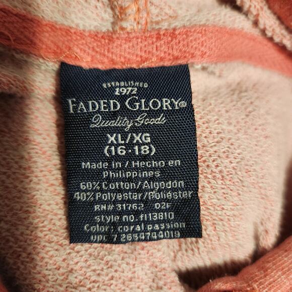 Faded Glory Pink Hoodie Size XL - Picture 4 of 4